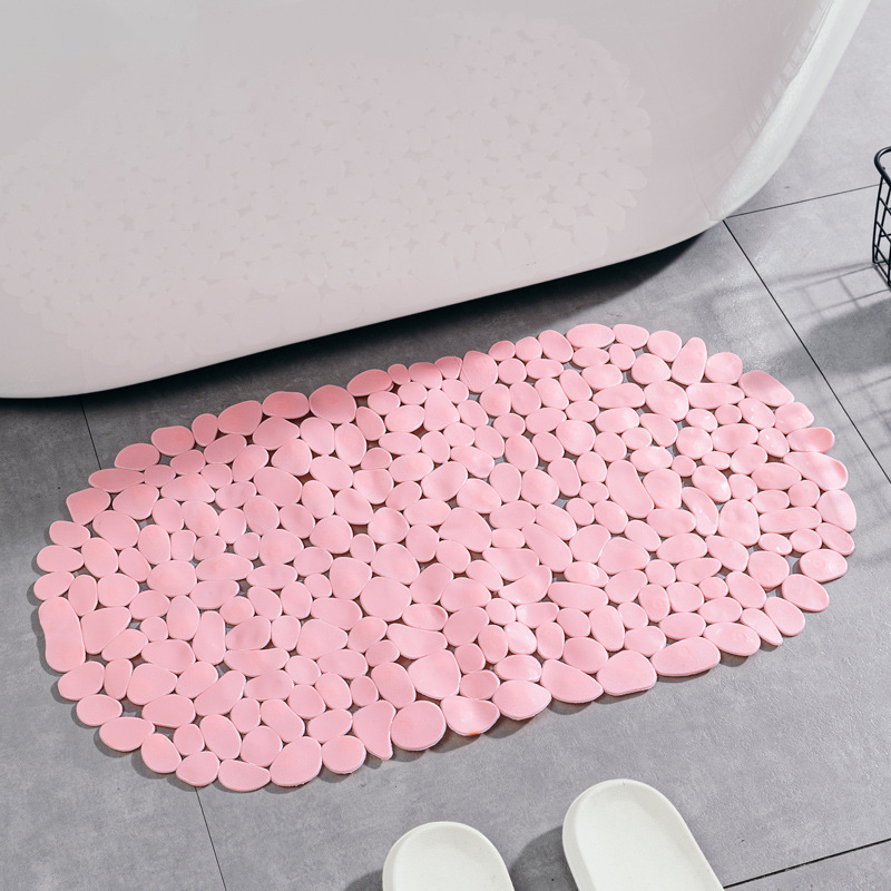 공장 직접 판매 목욕 매트 욕실 비 슬립 중공 방수 샤워 깔개 PVC 소재 안티 가을 화장실 발 매트 카펫